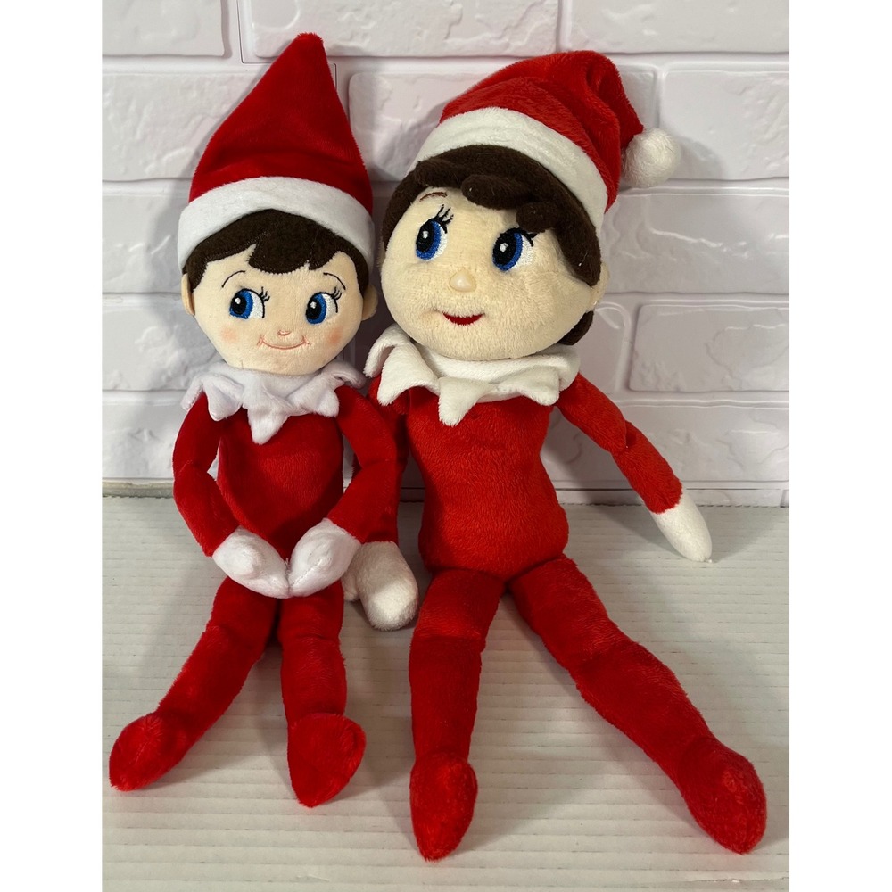 Elf on the Shelf Plushee Pals Unisex OS Red Christmas Holiday Plush Set